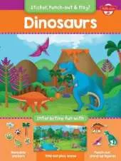 Dinosaurs: Interactive fun with reusable stickers, fold-out play scene, and punch-out, stand-up figures!