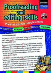 Proofreading and Editing Skills: Practical Activities Using Text Types