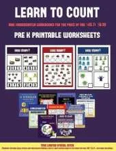 Pre K Printable Worksheets (Learn to Count for Preschoolers): A Full-Color Counting Workbook for Preschool/Kindergarten Children.