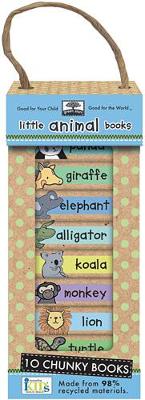 Green Start Book Towers: Little Animal Books: 10 Chunky Books Made from 98% Recycled Materials