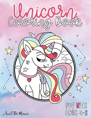 Unicorn Coloring Book for Kids Ages 4-8