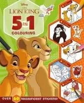 Disney The Lion King: 5 in 1 Colouring: An awesome colouring and sticker adventure