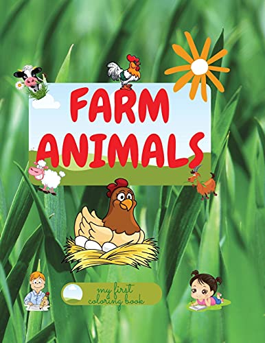 Farm Animals: My First Coloring Book
