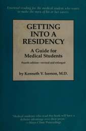 Getting into a Residency