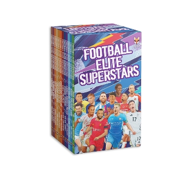 Football Elite Superstars 12 Books Box Set: (Ronaldo, Messi, Salah, Harry Kane, Lamine Yamal, Kevin De Bryune, Kobbie Mainoo, Jack Grealish, Simmons, Wirtz, Palmer, Saliba)
