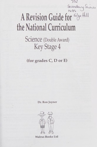 Revision Guide for the National Curriculum