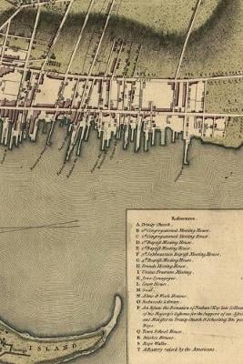 Newport Vintage Map Field Journal Notebook, 50 pages/25 sheets, 4x6