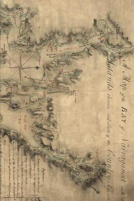 Narraganset Vintage Map Field Journal Notebook, 50 pages/25 sheets, 4x6