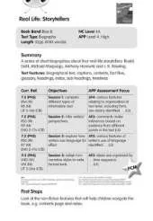 BC NF Blue (KS2) B/4A Real Life: Storytellers Guided Reading Card