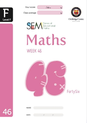 SEM Maths Level F Week 46