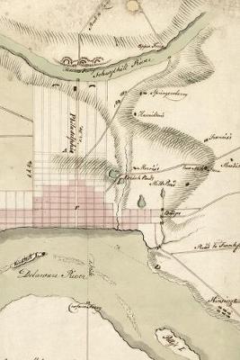 18th Century Map of Philadelphia and Vicinity - A Poetose Notebook / Journal / Diary (50 pages/25 sheets)