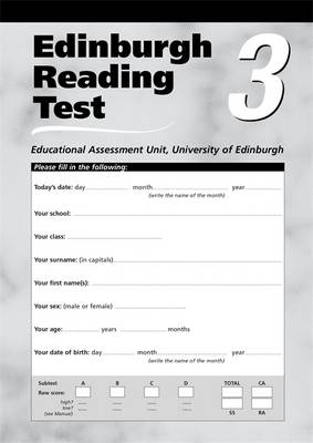 Edinburgh Reading Test (ERT): A Series of Diagnostic Teaching AIDS