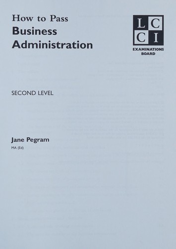 How to Pass Business Administration
