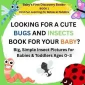 Big Bug & Insect Book for Babies and Toddlers: Cute, Simple Pictures and First Counting Fun for Kids 0-3: Early Learning Book with Ladybugs, Bees, Caterpillars, Worms, and More - Colour & Shape Recognition, Visual Learning, and Find-the-Bug Activities