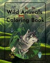 Wild Animals Coloring Book