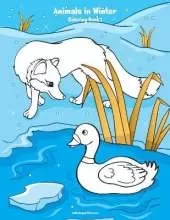 Animals in Winter Coloring Book 1