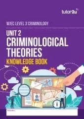 Unit 2 Criminological Theories Knowledge Book for WJEC Level 3 Criminology