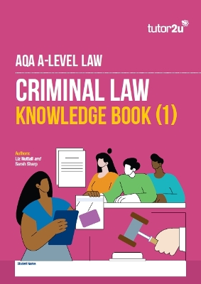 Criminal Law Knowledge Books (1&2) for AQA A-Level Law