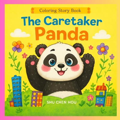 The Caretaker Panda: A Kids Story and Coloring Book About Caring for Toys, Cleaning Up, and Helping Family