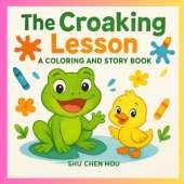 The Croaking Lesson: A Kids Story and Coloring Book About Using a Quiet Voice and Caring for Friends