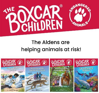 The Boxcar Children Endangered Animals 4-Book Set