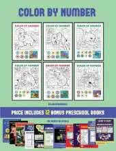 Coloritbynumbers (Color by Number): 20 printable color by number worksheets for preschool/kindergarten children. The price of this book includes 12 printable PDF kindergarten/preschool workbooks