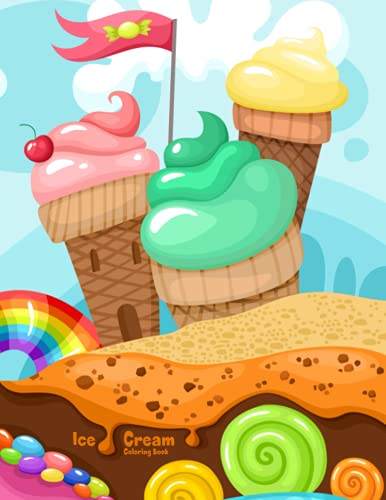 Ice Cream Coloring Book 1