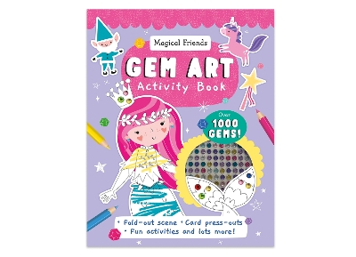 Gem Art Activity Book: Magical Friends