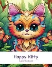 Happy Kitty Coloring Book