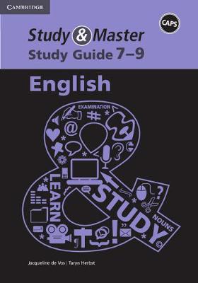 Study and Master Study Guide English Grade 7-9