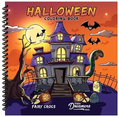 Halloween Coloring Book: For Kids Ages 4-8, 9-12
