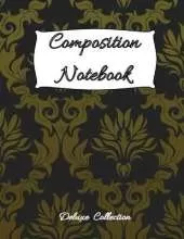 Composition Notebook: Simple linear notebook with college ruled 100 pages (8.5x11 format) / Composition Notebook for students / Wide Blank Lined Workbook / Linear Journal / Deluxe Collection