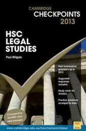 Cambridge Checkpoints HSC Legal Studies 2013