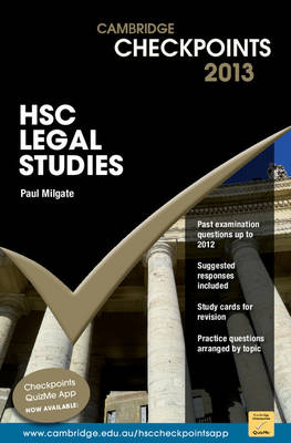 Cambridge Checkpoints HSC Legal Studies 2013