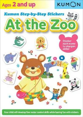 Kumon Step-by-step Stickers: At The Zoo
