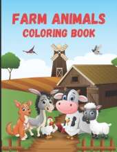 Farm Animals: Coloring Book for Kids