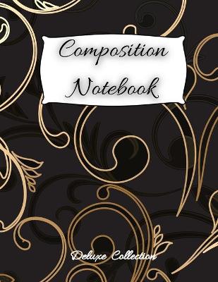 Composition Notebook: Simple linear notebook with college ruled 100 pages (8.5x11 format) / Composition Notebook for students / Wide Blank Lined Workbook / Linear Journal / Deluxe Collection