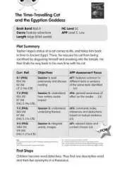 BC Red (KS2) A/5C The Time-Travelling Cat and the Egyptian Goddess Guided Reading Card