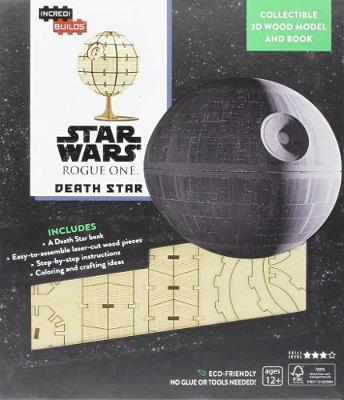 Incredibuilds: Star Wars: Rogue One: Death Star 3D Wood Model and Book