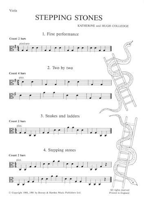 Stepping Stones: A First Book of 26 Pieces for Beginner Viola Players with Piano Accompaniment
