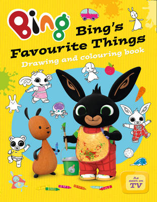 Bing's Favourite Things drawing and colouring book
