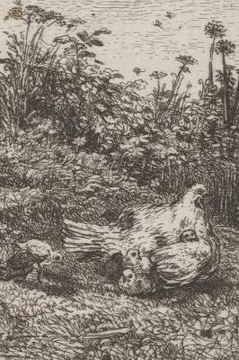 Chickens 4x6" Field Journal / Field Notebook / Field Book / Memo Book / Pocket Notebook (50 pages/25 sheets)