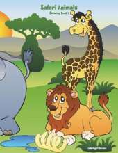 Safari Animals Coloring Book 1