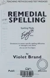 Remedial Spelling