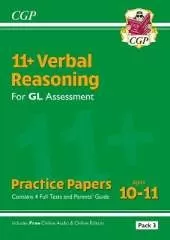 11+ GL Verbal Reasoning Practice Papers: Ages 10-11 - Pack 3 (with Parents' Guide & Online Edition)