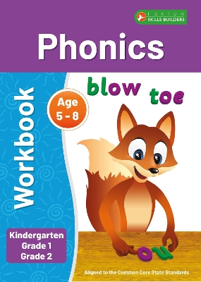 Phonics Workbook 2 for Kindergarten, Grade 1 and Grade 2 ELA Linked to Common Core Standards - Perfect for classroom or home - Ages 5-8