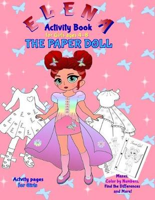 Elena the Paper Doll: ELENA Activity Book for girls ages 4-8