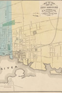 New Bedford, Massachusetts Vintage Map Journal Notebook, 50 pages/25 sheets, 4x6