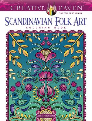 Creative Haven Scandinavian Folk Art Coloring Book