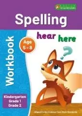 Spelling Workbook 2 for Kindergarten, Grade 1 and Grade 2 Sight Words ELA Linked to Common Core Standards - Perfect for classroom or home - Ages 5 - 8
